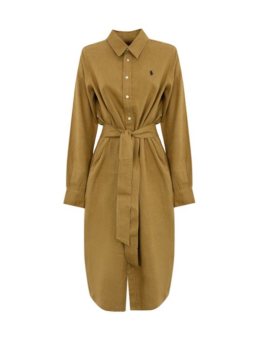 Abito chemisier in lino POLO RALPH LAUREN | 211943992006